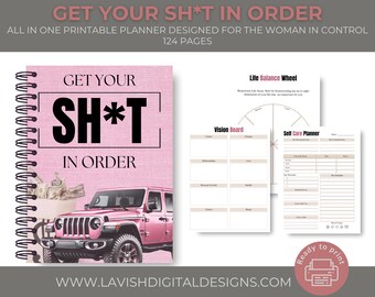 Get your Sh*t in order printable planner