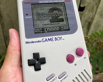 Nintendo Gameboy DMG Grau IPS Backlit Screen Reburbished tragbare Videospiel-Konsole