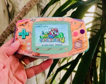 Individuelle Gameboy Advance Pearlescent Videospiel-Konsole GBA
