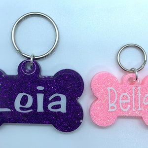 Customized Dog Tag/Glitter Collar Tag