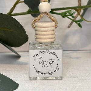 Car Diffuser Hanging Car Air Freshener Long Lasting Car Scent Essential Oil Car Fragrance Glass Bottle Car Perfume Car Accessory Gift