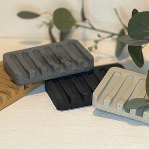 Handgemachte Zement Seifenablage Minimalistisches Badezimmer-Accessoire