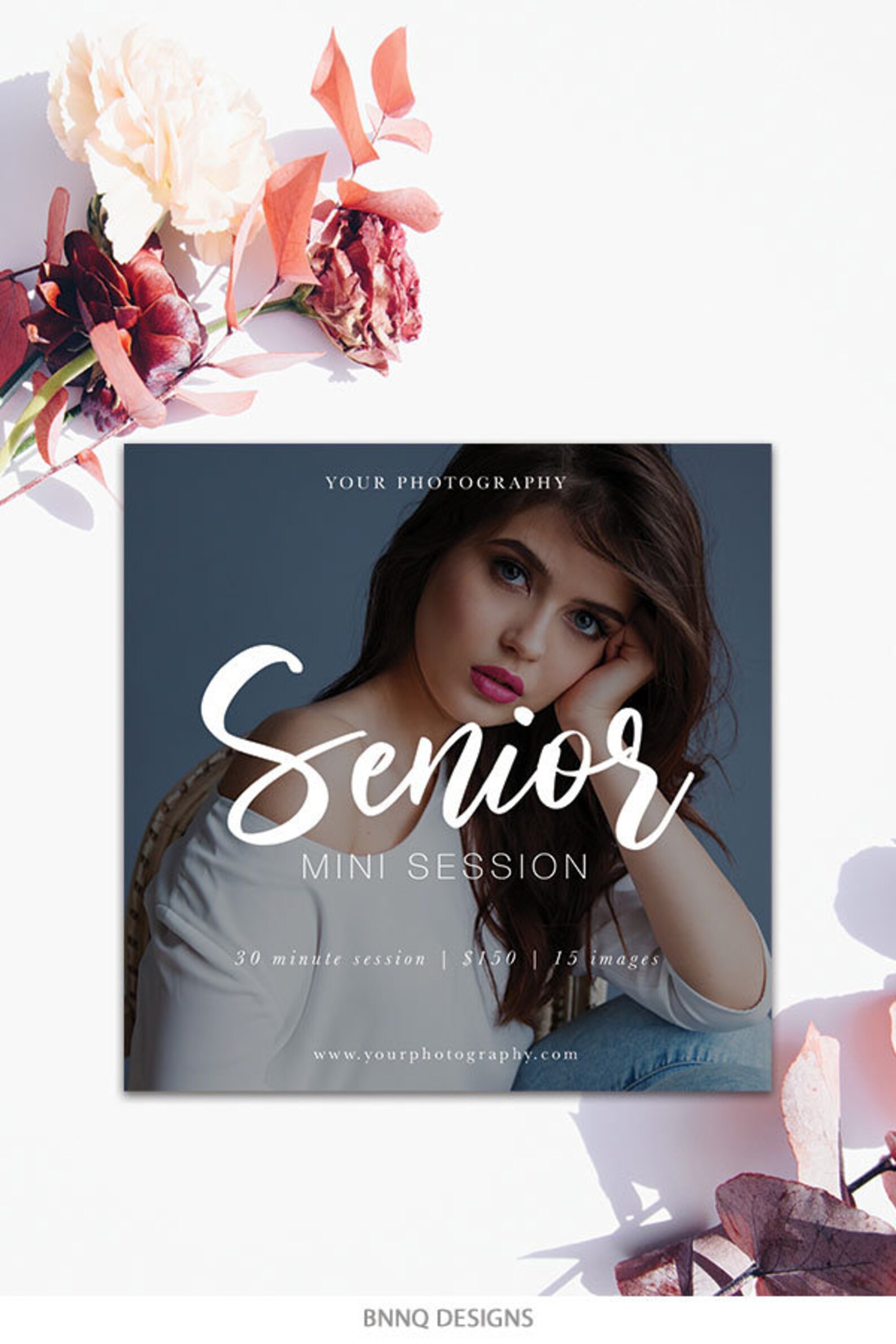 Senior Mini Session Template, Graduate Senior Mini Session, Senior ...