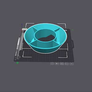 Circle Snack Tray for 40oz Stanley Tumblers, Stanley Accessories, Snack Ring, Candy Holder STL Files for 3D Printing image 3