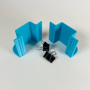 Bright Blue Square Mold Housing 2x2x3 Sky Blue 3D Printed Mould Master, Reusable System, Mold Making Tools, 2 Part Mold Master image 3