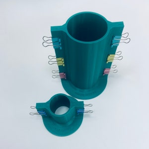 Cylinder Mold Housing, 65 files, 3 Part Master with Bottom Base, Make Your Silicone Own Moulds STL Files For 3D Printing image 6