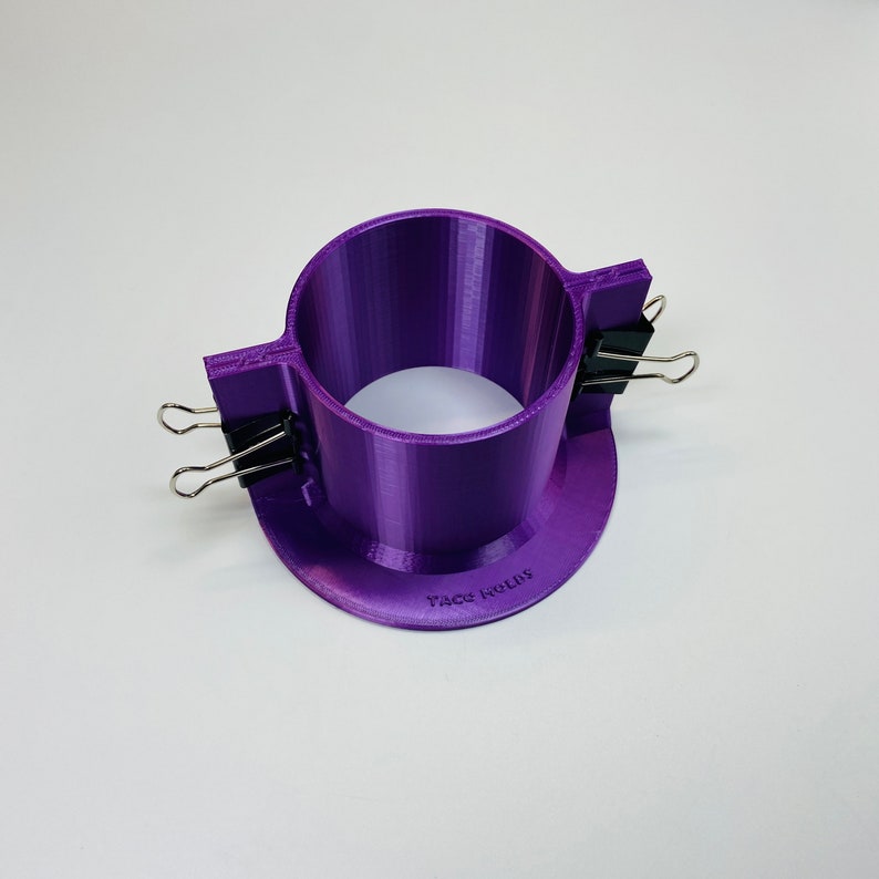 Cylinder Mold Housing 2 Part Master 3D Printed Reusable Frames, Silicone Mold Making Tools, Round Mould Box image 8