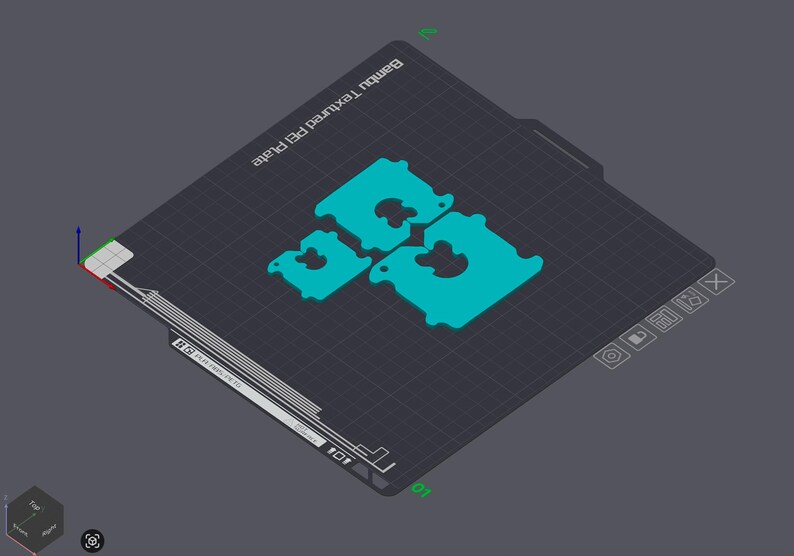 Blank Bread Tag STL Files, 3D Printable Keychain, 3 Sizes (digital ...