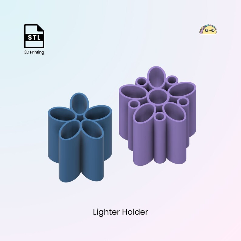 Flower Shaped Holder, Cute Daisy Decor, Retro Home Decor 3D Models STL Files For 3D Printing image 1