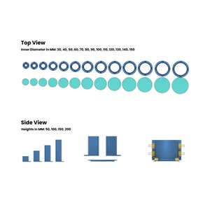 Cylinder Mold Housing, 65 files, 3 Part Master with Bottom Base, Make Your Silicone Own Moulds STL Files For 3D Printing image 3