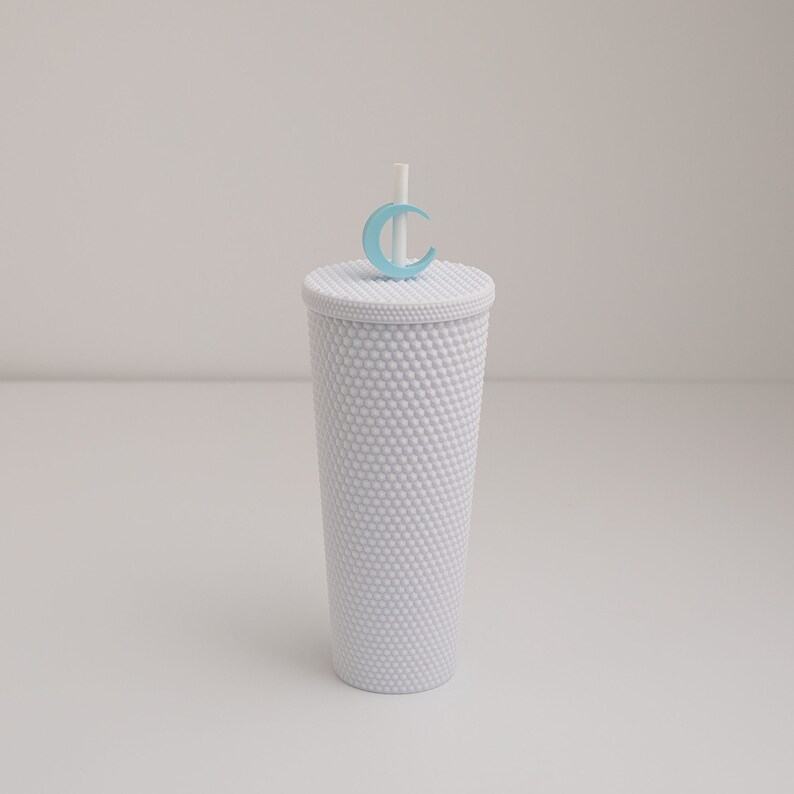 Moon Straw Topper, Straw Cover Stanley Cup, Crescent Moon Straw Buddy Gift for Tumblers, 3 Size STL Files For 3D Printing image 4