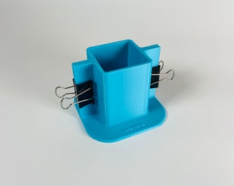 Bright Blue Square Mold Housing 2x2x3 | Sky Blue 3D Printed Mould Master, Reusable System, Mold Making Tools, 2 Part Mold Master