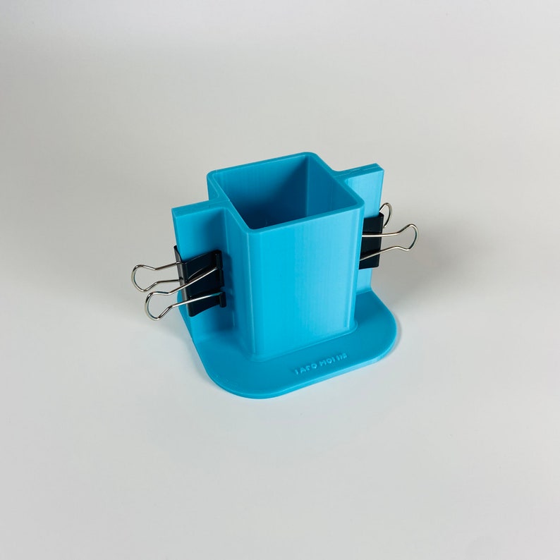 Bright Blue Square Mold Housing 2x2x3 Sky Blue 3D Printed Mould Master, Reusable System, Mold Making Tools, 2 Part Mold Master image 1