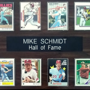 Mike Schmidt Philadelphia Phillies 8-Card 12x15 Plaque  - FREE SHIPPING