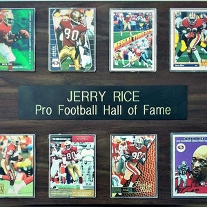 Jerry Rice San Francisco 49ers 8-Card 12x15 Plaque - FREE SHIPPING