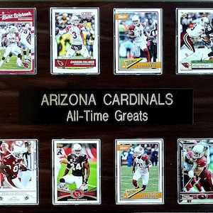 Arizona Cardinals All-Time Greats 8-Card 12x15 Plaque