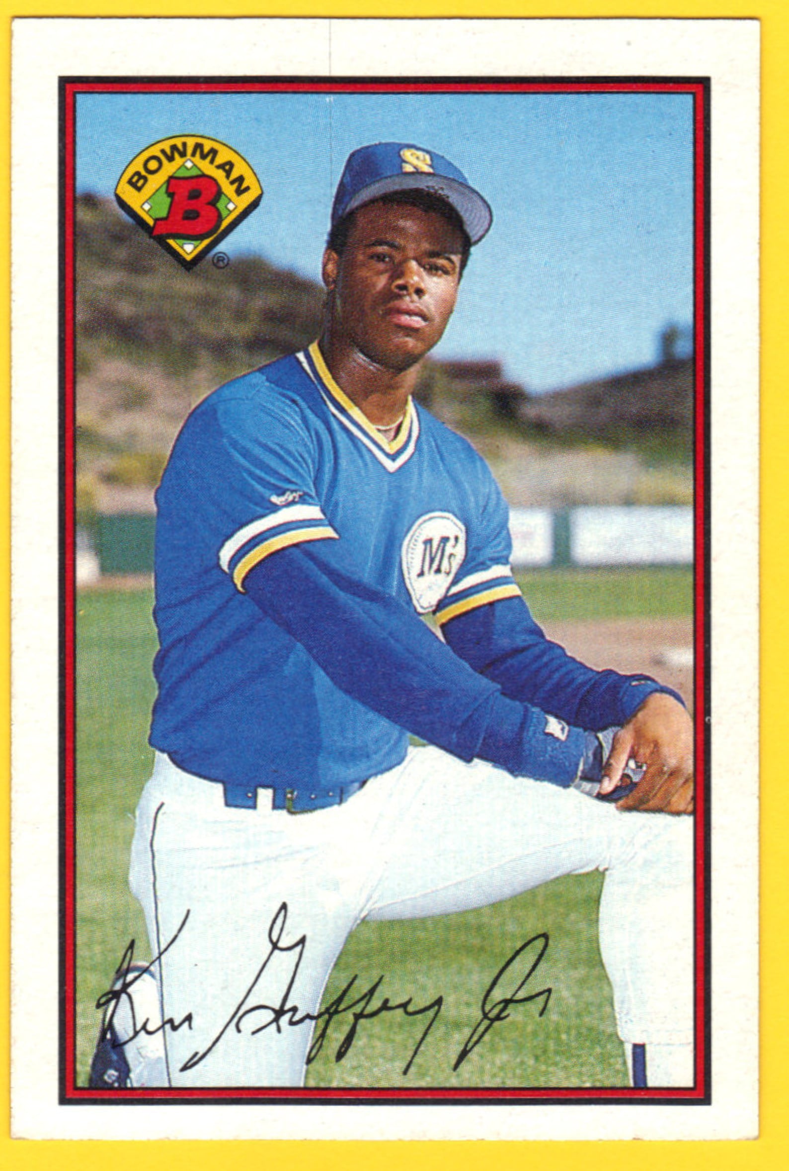 Ken Griffey Jr. 1989 Bowman Rookie Card 220 FREE SHIPPING Etsy