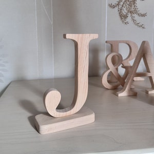 Personalized Freestanding wooden letter sign, Wooden letters for nursery, Baby Shower New Baby Gift, personalised name sign, custom letter