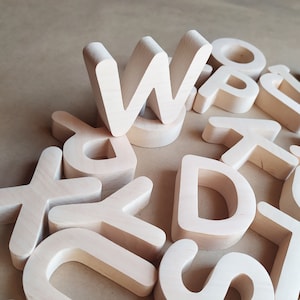 Alfabeto Montessori, letras del alfabeto magnético de madera abc, juguete educativo, imanes de letras para el refrigerador, educación en el hogar, aprendizaje preescolar