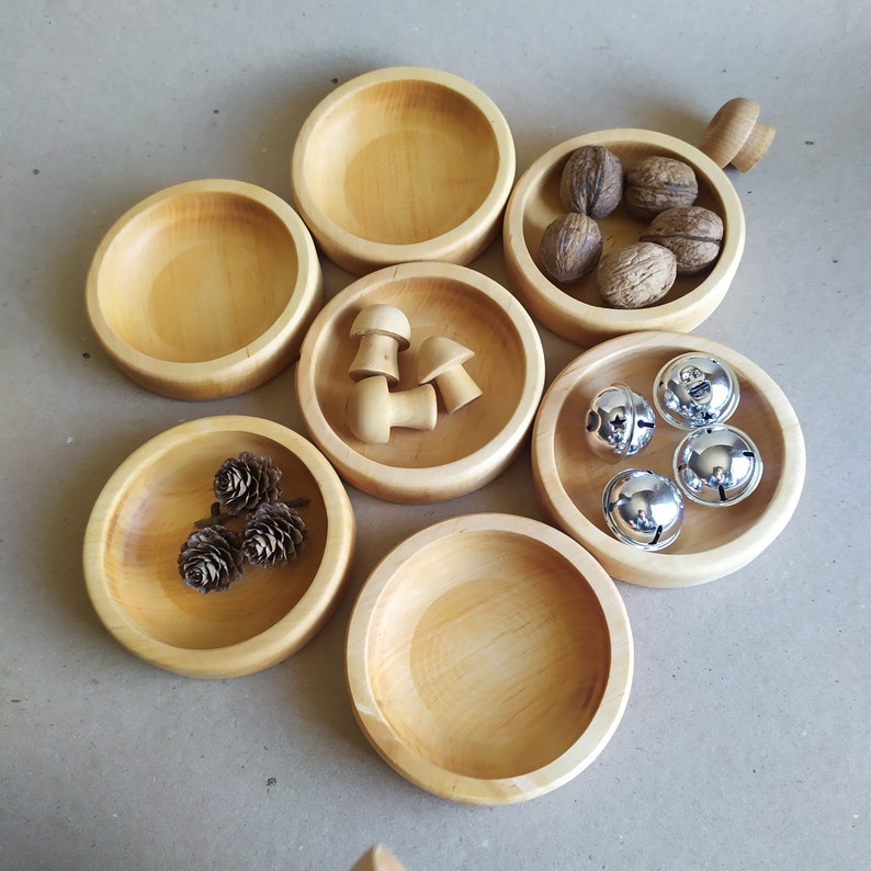 Alder Solid Wooden Bowl Handmade Round Wood Bowl Pinch Bowls Etsy