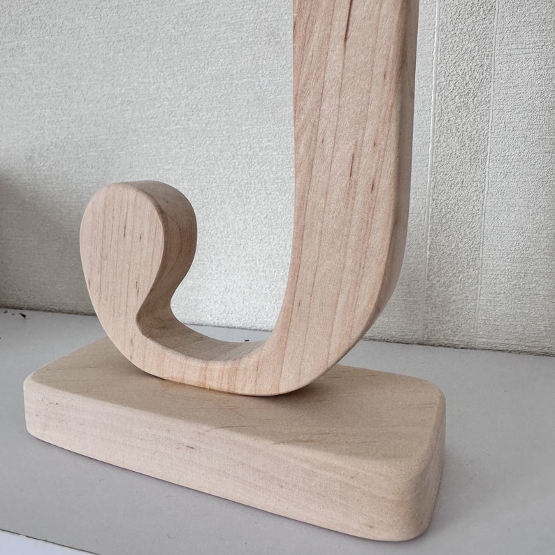 Personalized Freestanding Wooden Letter Sign Wooden Letters Etsy