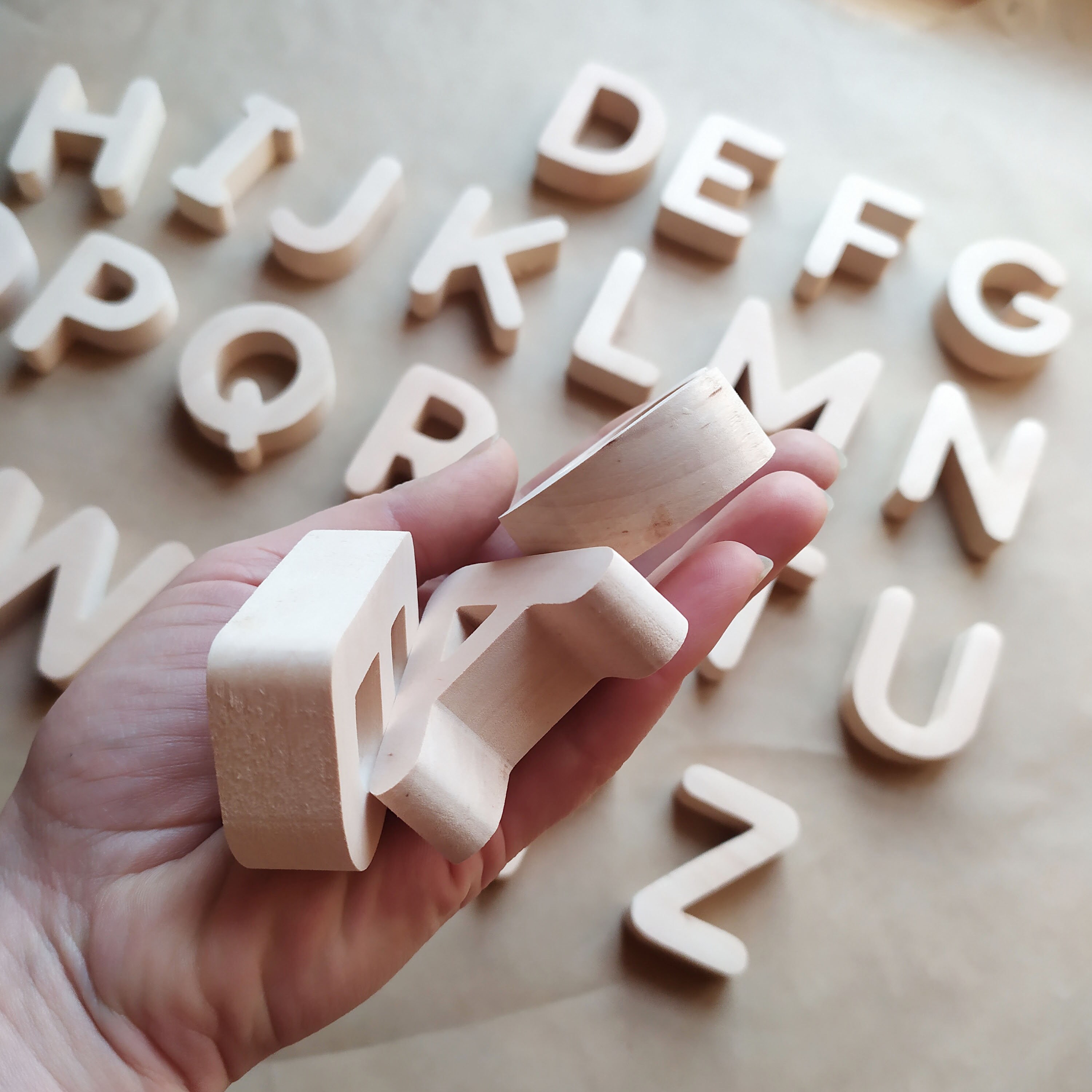 29 Montessori Alphabet, Wooden Magnetic Alphabet Letters Abc, Educational  Toy, Letter Fridge Magnets, Homeschool, Pre School Learning 