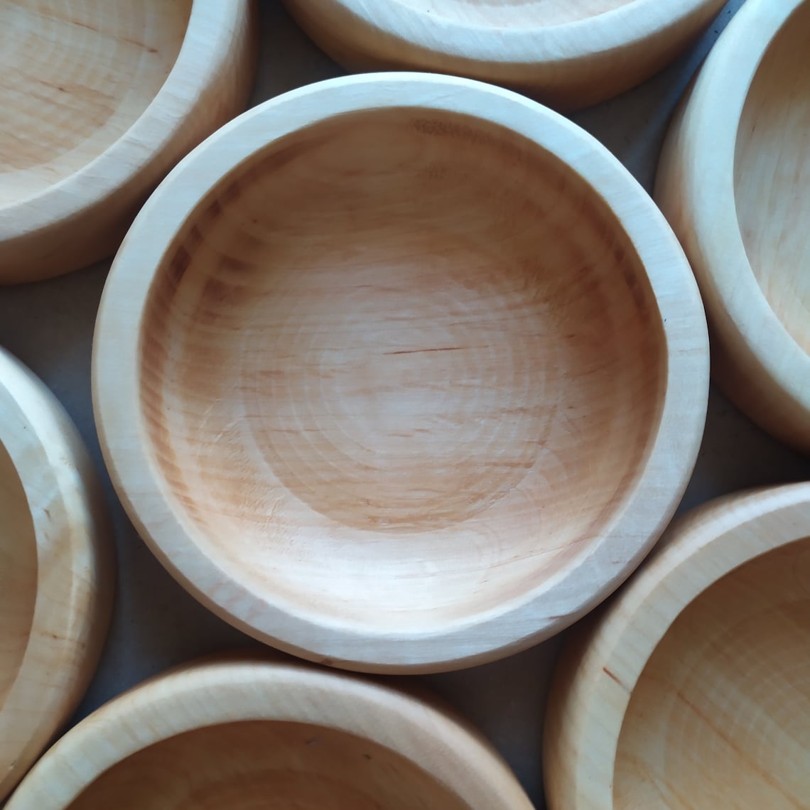 Alder Solid Wooden Bowl Handmade Round Wood Bowl Pinch Bowls Etsy