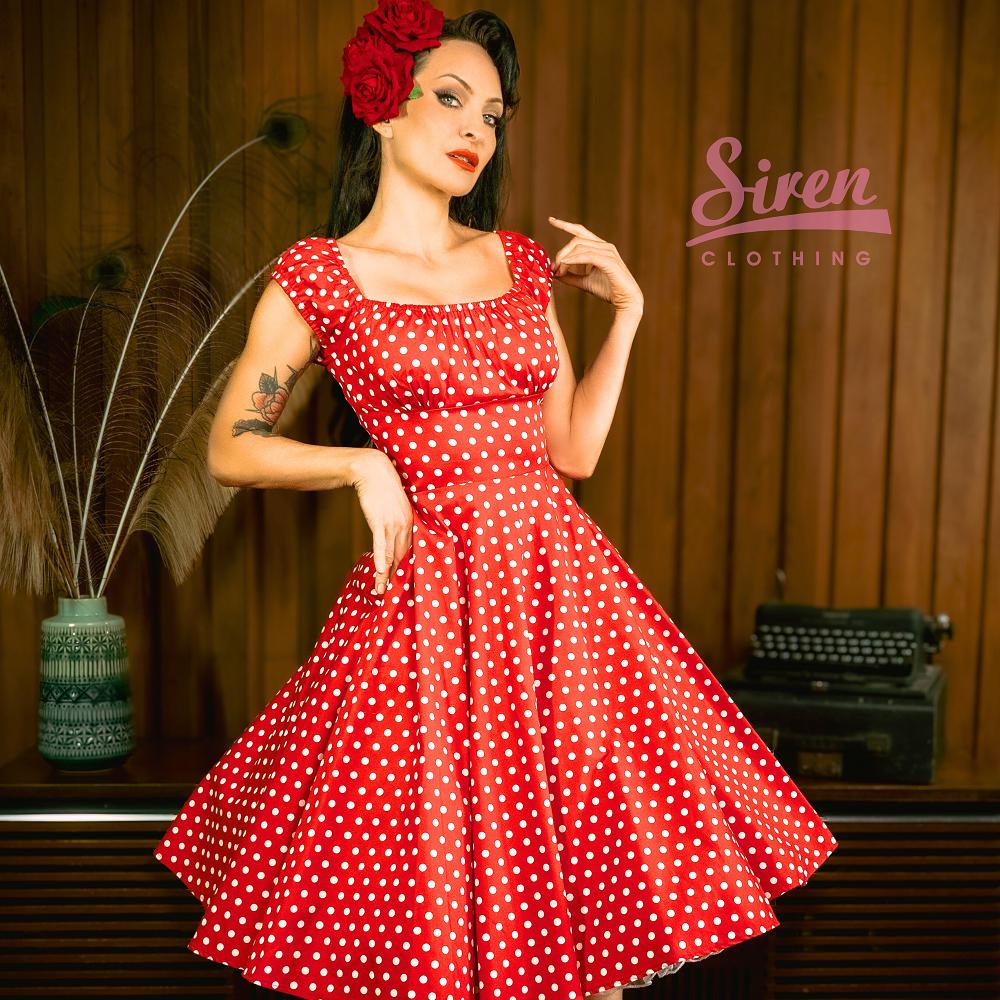Pretty woman polka dot dress France - Main Image