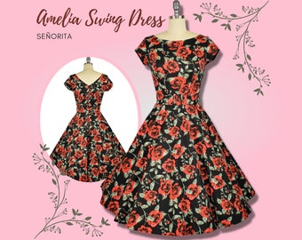 Amelia Swing Dress - Señorita