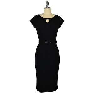Lola Wiggle Kleid - Midnight Black