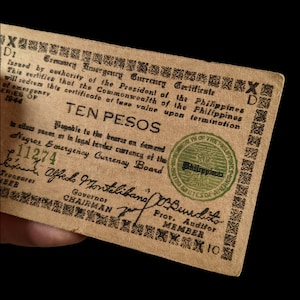 Philippines, Emergency Issue "Guerilla Pesos"  - 1942 - World War II