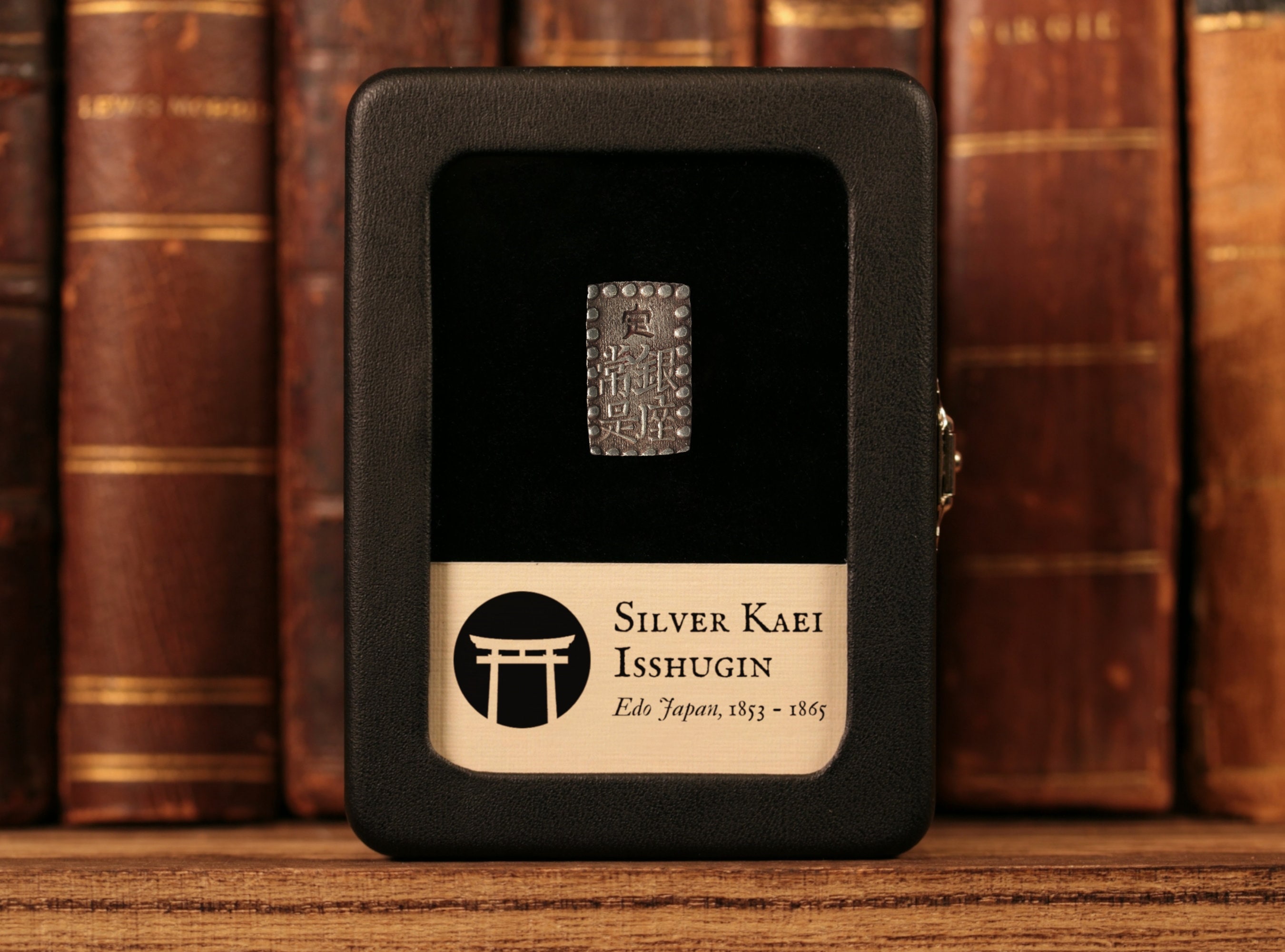 Japan, Issu-gin, Authentic Samurai Silver Rectangular Coin