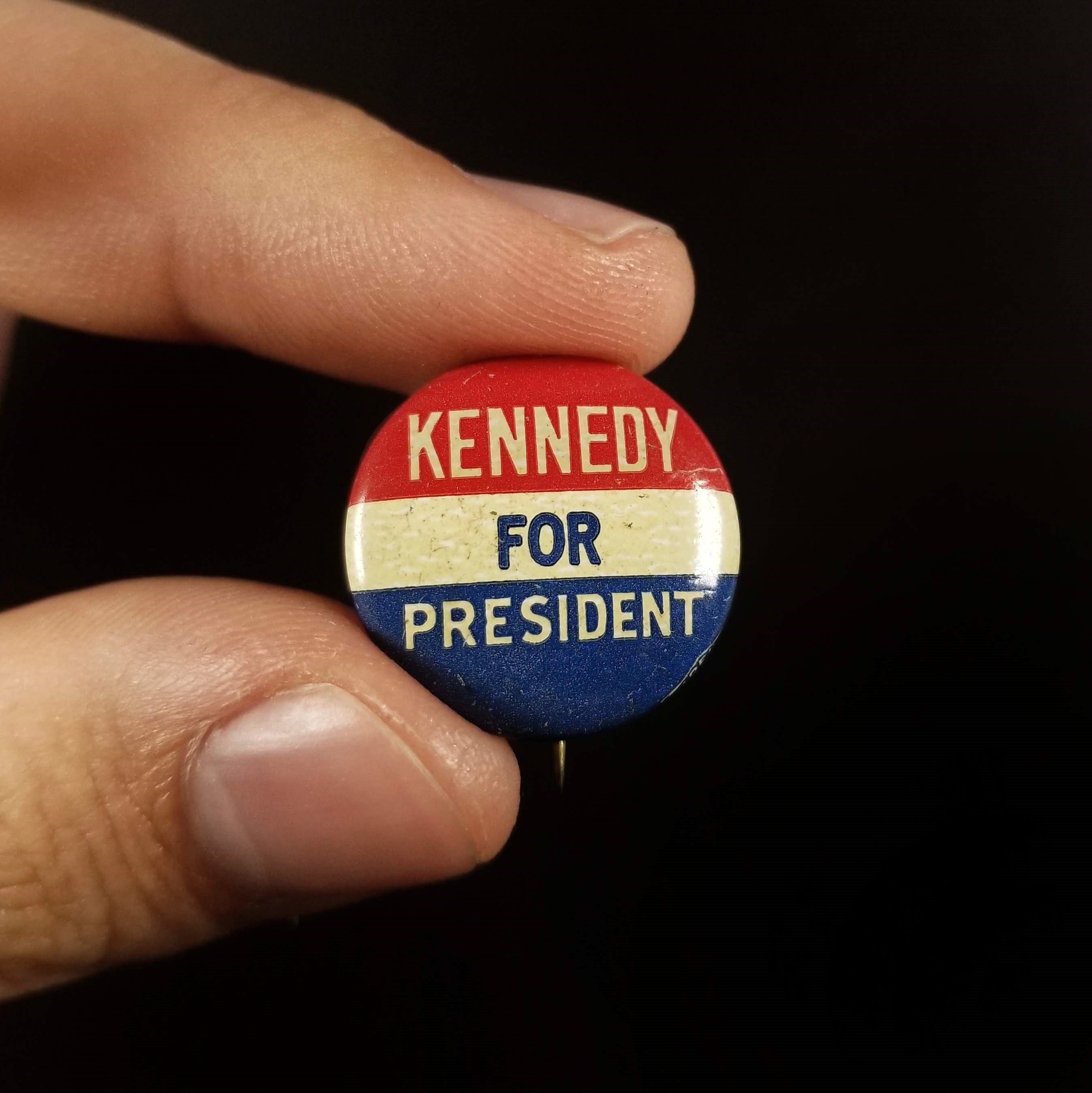 Genuine John F. Kennedy Campaign Pin 1960 United States Etsy