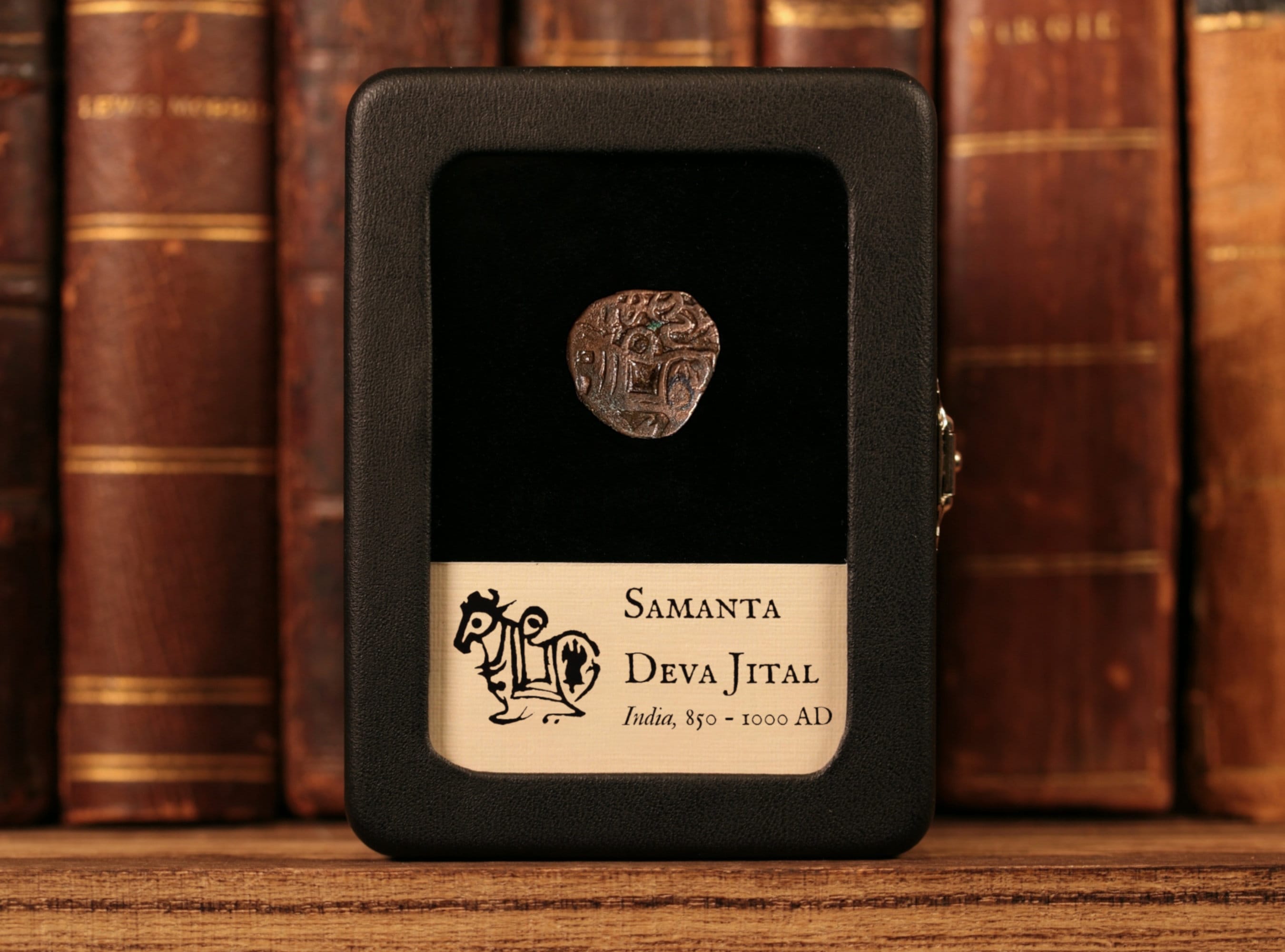 Genuine Indian Samanta Deva Jital Medieval Coin - Authentic Historical Collectible from 850-1000 CE Central Asia India, History Hoard