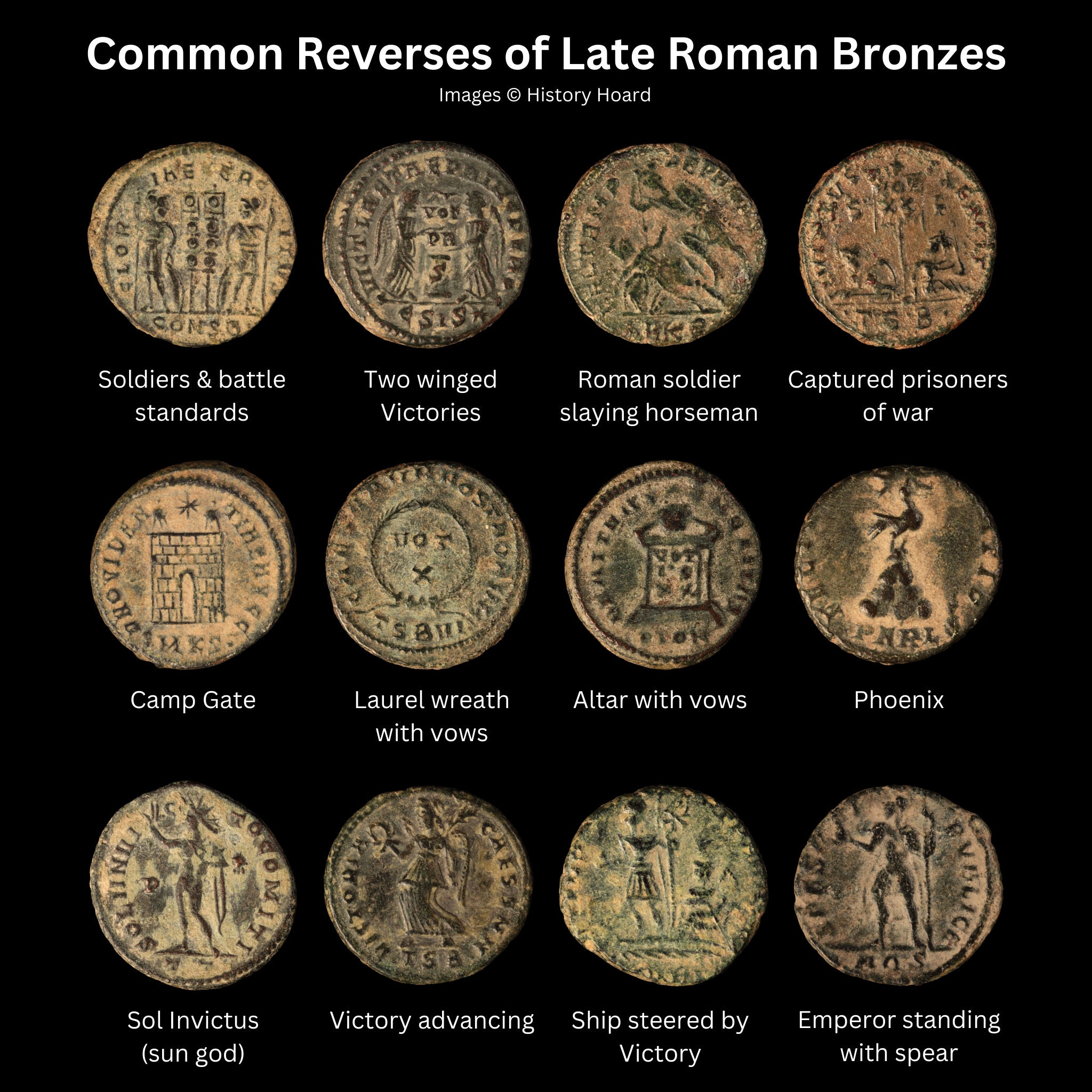 ローマ帝国後期（紀元340年頃）、コンスタンティヌス帝またはその息子
