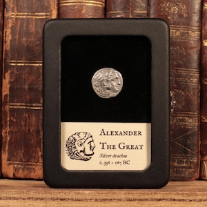 Genuine Alexander the Great Drachm - 336-167 BCE - Ancient Macedonian Coin - Hellenistic Greece - Historical Collectible - History Hoard