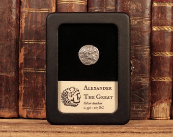Genuine Alexander the Great Drachm - 336-167 BCE - Ancient Macedonian Coin - Hellenistic Greece - Historical Collectible - History Hoard