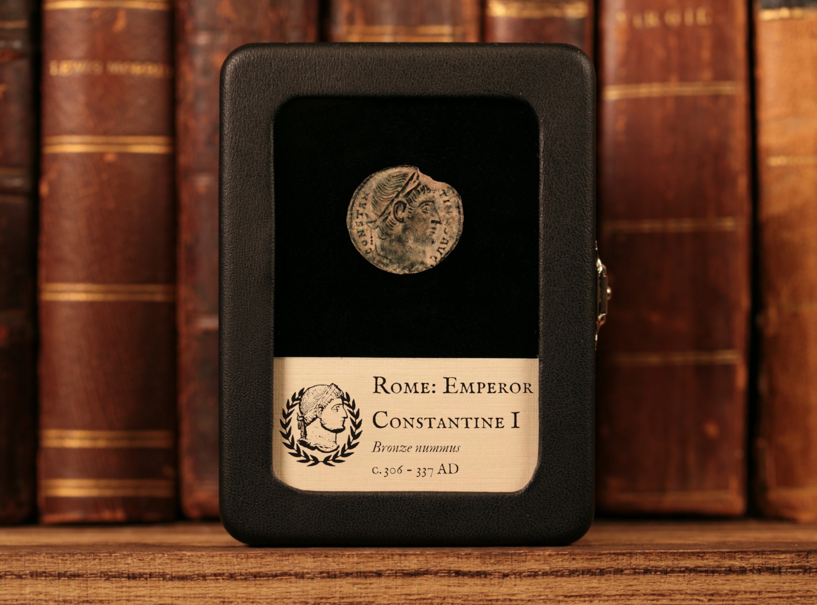 Genuine Roman Coin Constantine or His Sons Late Empire c. photo