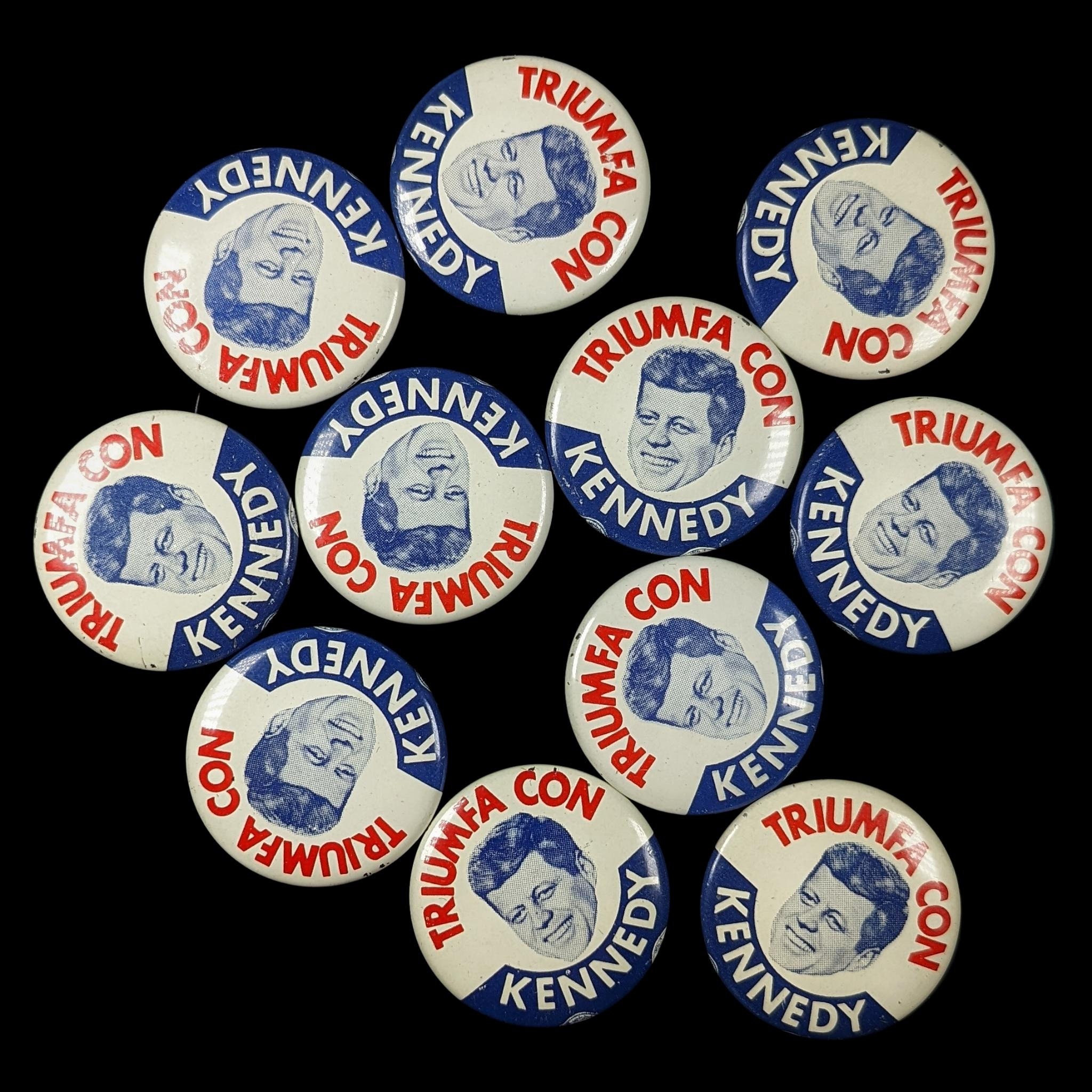 Genuine John F. Kennedy Campaign Pin 1960 United States Etsy