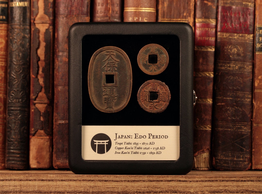 Three Japanese Coins From the Edo Period samurai Era Etsy