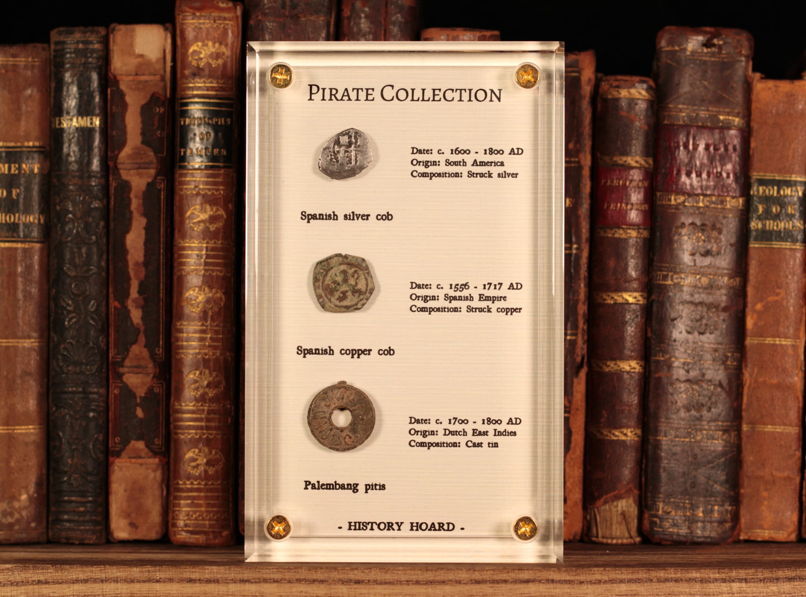 The Pirate Collection, Set of Three Genuine Antique Coins