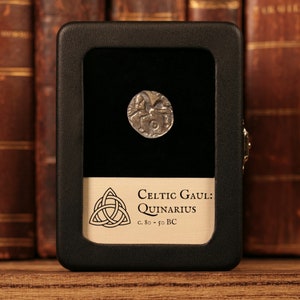 Celtic Silver Coin from Gaul - Authentic Ancient Coin, Rare Historical Collectible from Western Europe - History Hoard