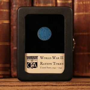 World War II Office Of Price Administration Ration Coin Tokens, 1942, United States Allies - History Hoard