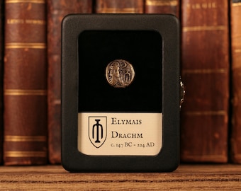 Elymais Bronze Drachm 147 BCE - Authentic Ancient Coin from the Middle East, Rare Historical Collectible - History Hoard