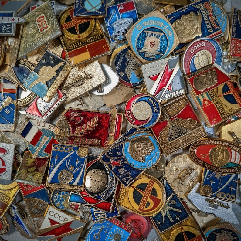 Soviet Space Race Pin - 1955 to 1975 - Soviet Union