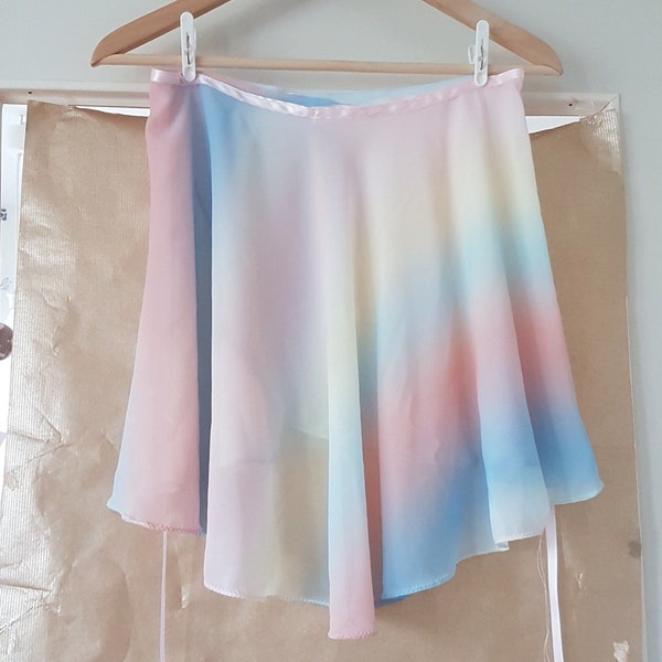 Rainbow ballet skirt