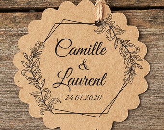Wedding Stamp, Save the Date, Rubber Stamp for Guest Favors, Personalized Name Wedding Invitation Stamp, Custom Stamp ,  Personalized Stamps