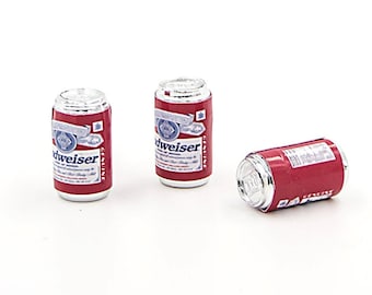 3 Miniature beer cans Props replica
