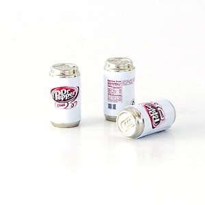 3 Miniatur Dr Pepper Dosen Realistische Miniaturen