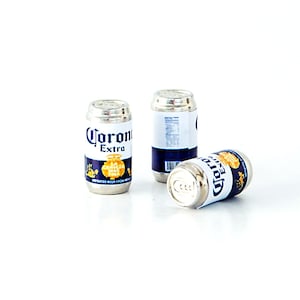 3 Miniatur Corona Bier Puppenhaus-Bar